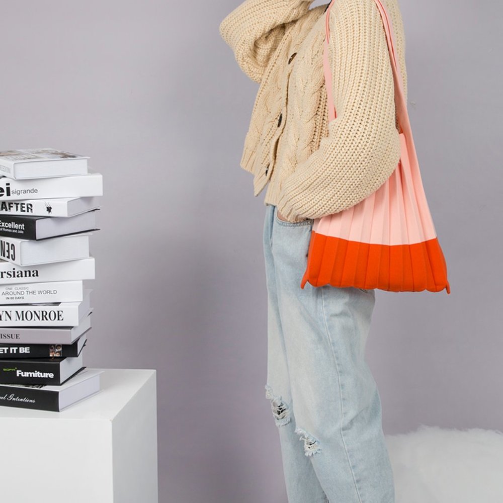 Knit Accordion Bag